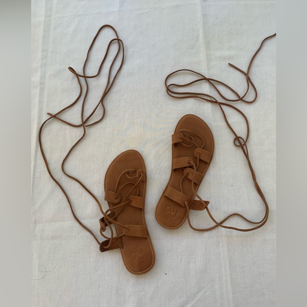 Rowear Brand Classic Brown Greek Sandals